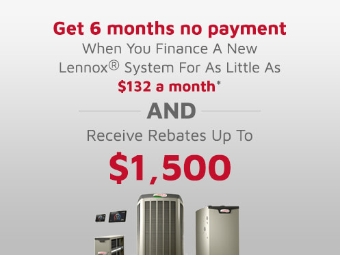 lennox rebate interest free financing